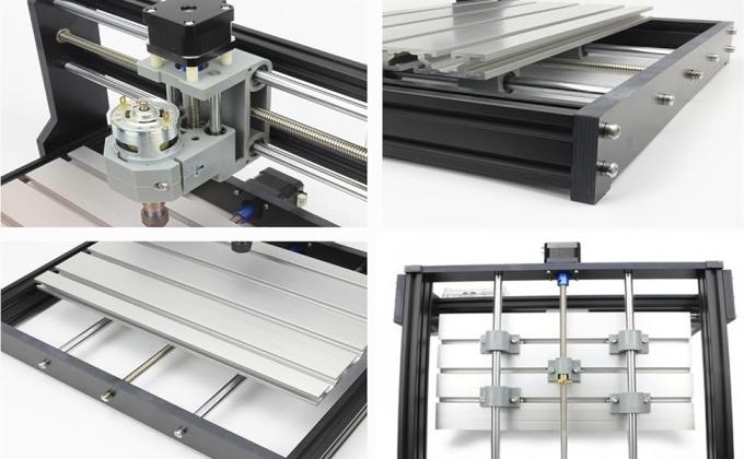 EU Stock 1610 PRO Mini CNC Router Kit 3 Axis Desktop GRBL Control DIY Engraver ER11 0