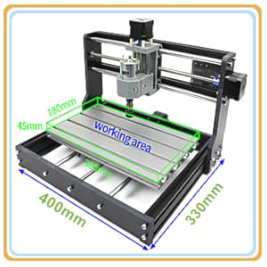 US Stock 3018 PRO Mini CNC Wood Engraving Machine 3 Axis Router Machine GRBL Controller ER11 1