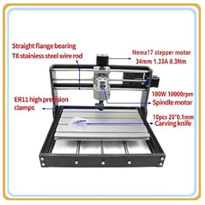 US Stock 3018 PRO Mini CNC Wood Engraving Machine 3 Axis Router Machine GRBL Controller ER11 0
