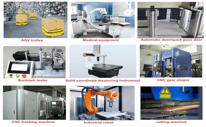 CNC Controller AC Servo Motor Kit 3000rpm 64Ncm 200W 17 Bit Magnetic Encoder 6